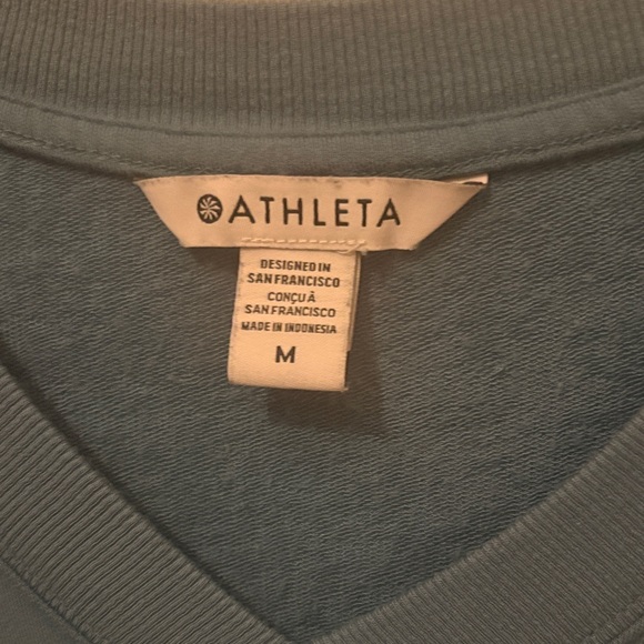 Athleta Blue Short Sleeve Tee - Picture 3 of 3